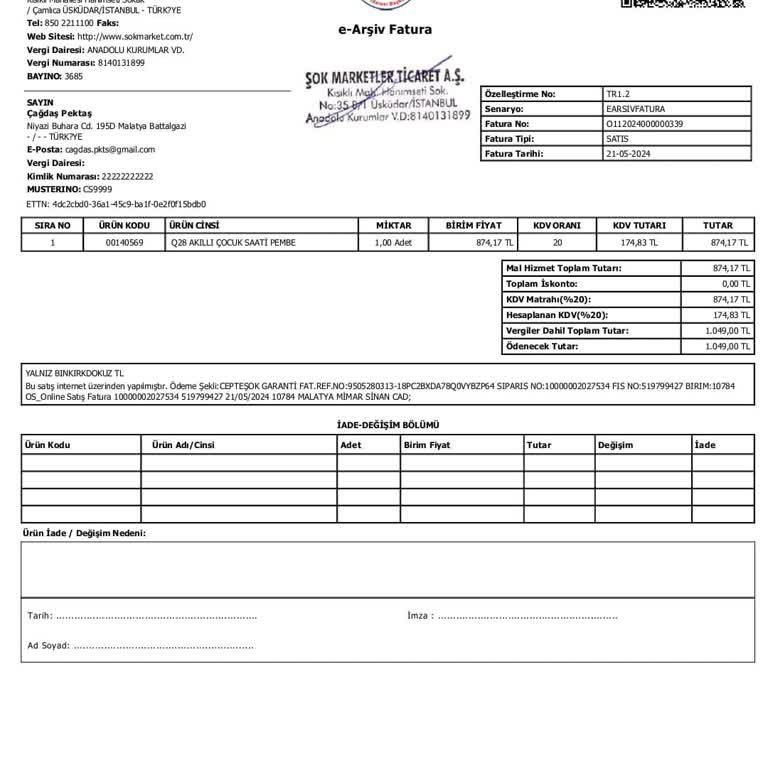 Şok Marketler Q28 Akıllı Saat Sim Kart Okumuyor