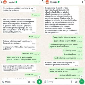 Hepsijet Kendi Sorunlarını Bana Fatura Etti