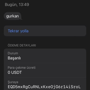 Binance Not Ağı İle USDT Çekimi Yaptım Ama Gelmedi
