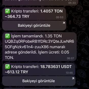 Binance Not Ağı İle USDT Çekimi Yaptım Ama Gelmedi