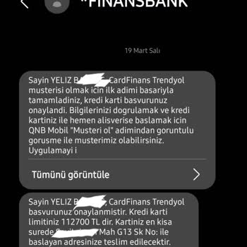 QNB Finansbank Kanunsuz Usulsüz Kart Çıkarma