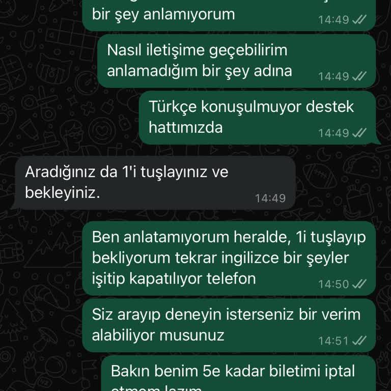 Metro Turizm Biletimi İptal Etmeme İzin Vermedi