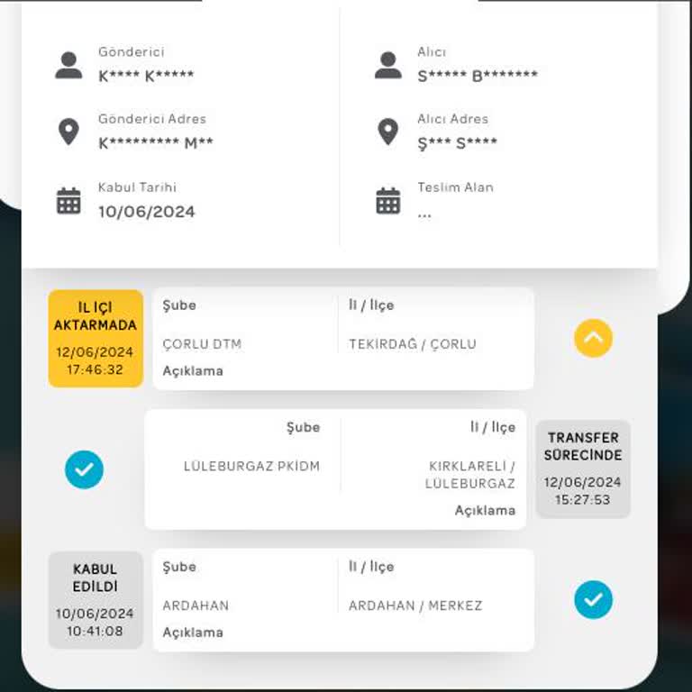 Çorlu PTT Kargo Dağıtım Merkezi