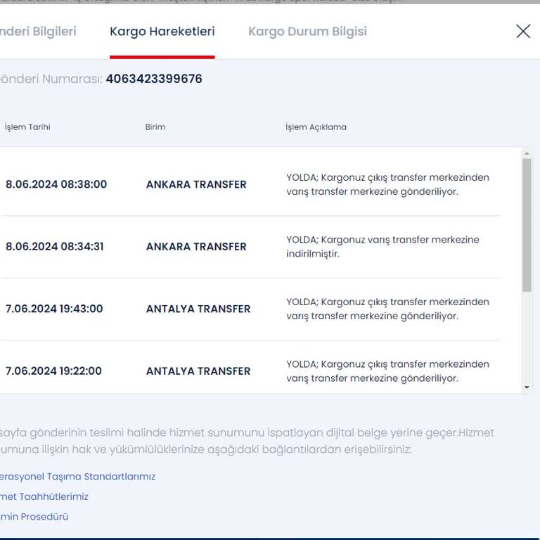 Aras Kargo Elime Ulaşmadan İade Edildi
