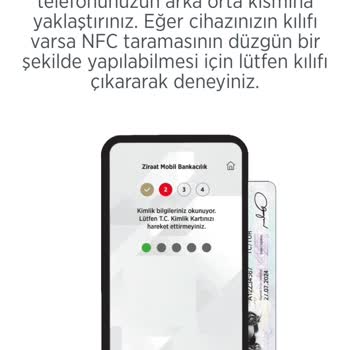 Ziraat Mobil Kimlik Kartı Okumuyor.