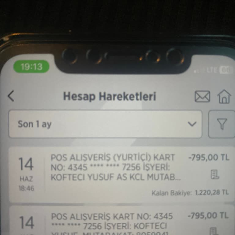 Köfteci Yusuf Müşteri Mağduriyeti İki Kez Para Çekilmesi