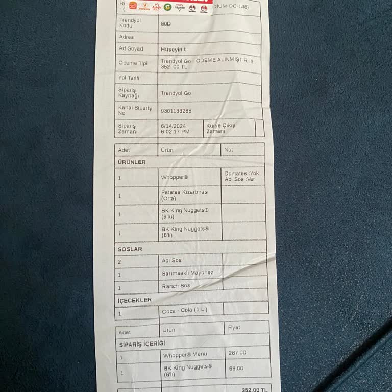 Prosedürle Ölüm Ucuzluğu! Burger King Ve Trendyol!