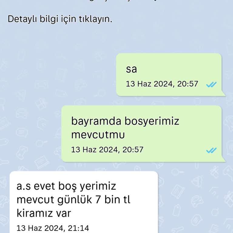 Sahibinden 450 TL Lik Konaklama Ücreti 7000 Bin Tl Kasar Esnaf