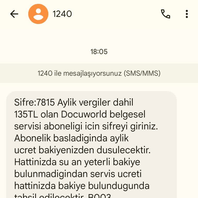 Vodafone'a Zoraki Docu World Aboneliği Başlattı İptal Etmiyor