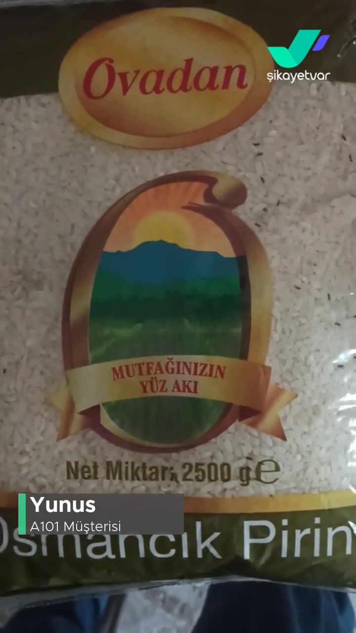 A101'den Alınan Ovadan Marka Pirinçte Böceklenme Oldu! videonun kapak resmi