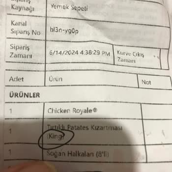 Burger King Ve Eve Serviste Kusurlu Ve Eksik Ürünler.