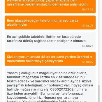 Migros Eksik Ürün Teslimatı