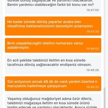 Migros Eksik Ürün Teslimatı