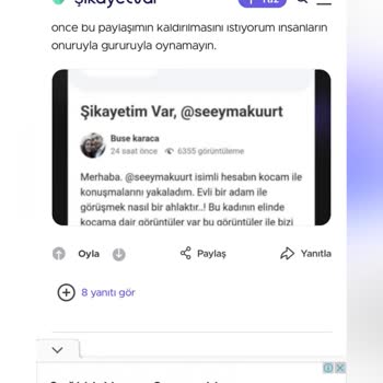 ŞahıŞifa Acil Şikayet İftiraya Maruz Kalma