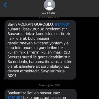 VakıfBank'ın Yaşanılan Mağduriyete Kayıtsız Kalması