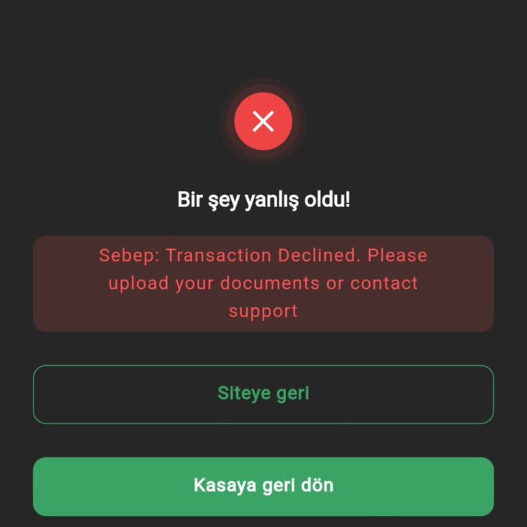 Başarıbet Para Yükleme Hatası