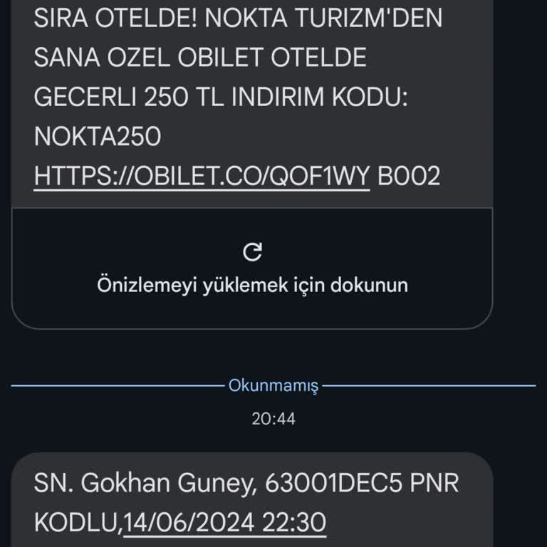 Nokta Turizm Seyahat Acentesi Nokta Turizm Kafasına Göre Bilet İptal Ediyor.