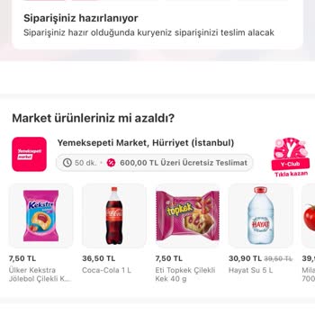 Yemek Sepeti Kurye Sorumsuzluğu