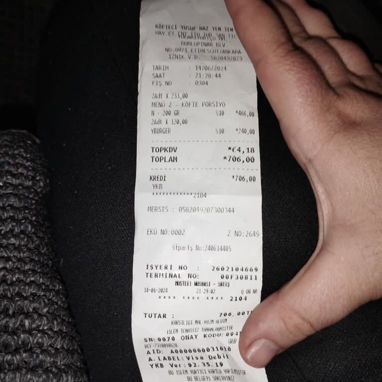 Köfteci Yusuf İlgisiz Ve Pis Bir Yer