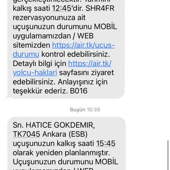 Ajet Firmasıyla Yaşanan Uçuş Ve Bagaj Sorunları