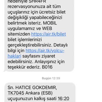 Ajet Firmasıyla Yaşanan Uçuş Ve Bagaj Sorunları