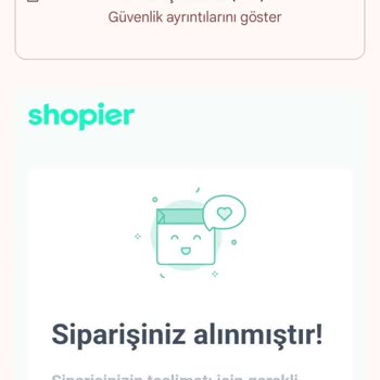 Ayşenur Dinçer Butik Shopier İade Alamadıklarını Söylüyor.