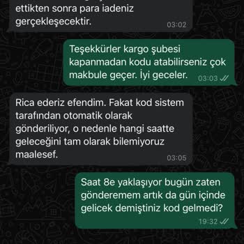 PortaVision İade Konusunda Mesajlara Bakmıyorlar