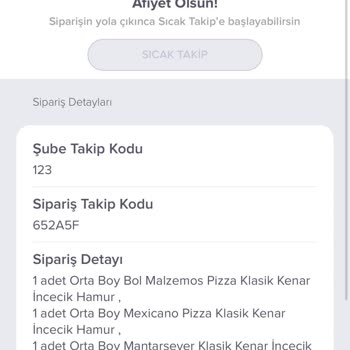Domino's Pizzanın Suratıma Kapatması