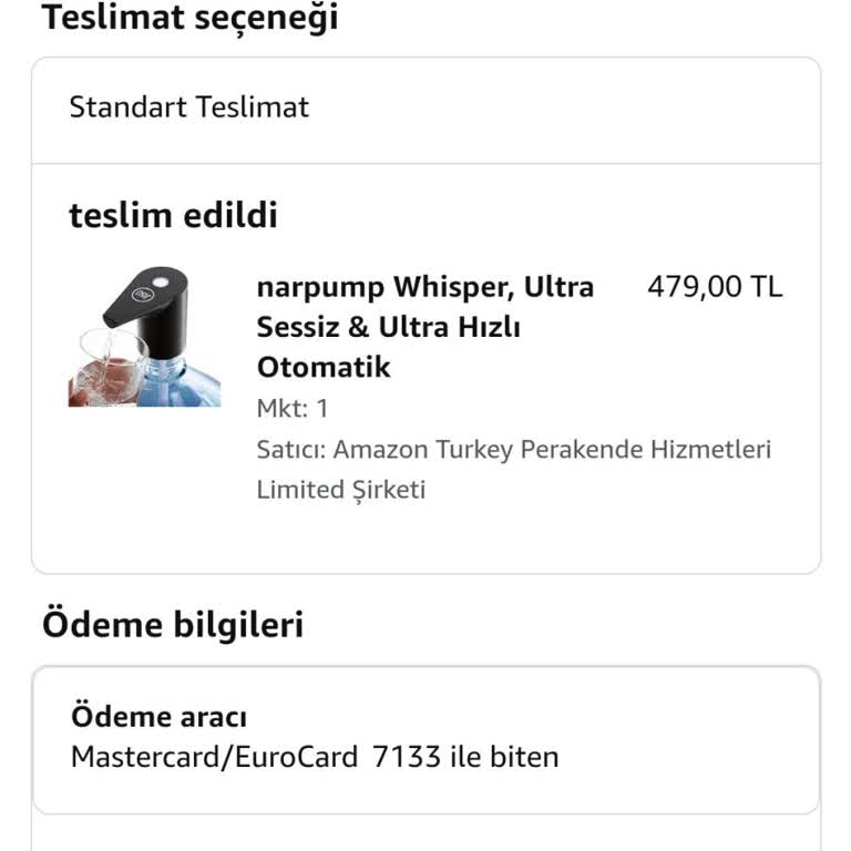 Narpump Damacana Pompası 3 Ay Geçmeden Bozuldu