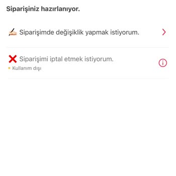 Komagene Fındıkzade Teslimat Erteleme