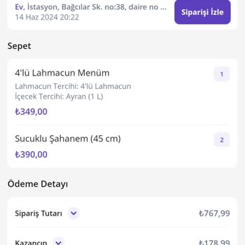 Sipariş Sorunları