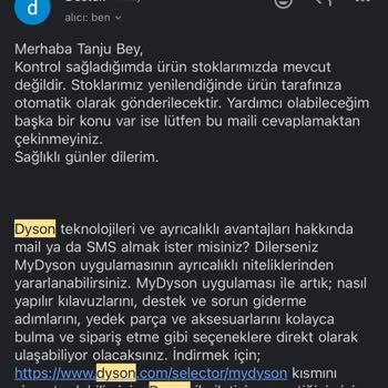 Dyson V12 Detect Slim Absolute Yedek Parça Tedarik Sorunu