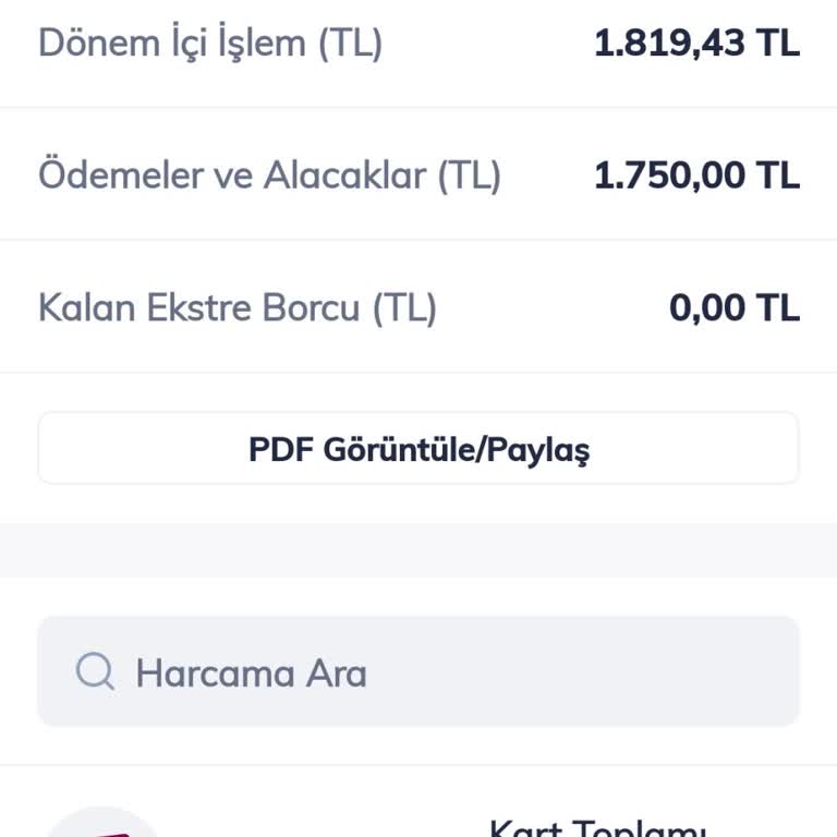 CardFinans Yıllık Üyelik Ücreti