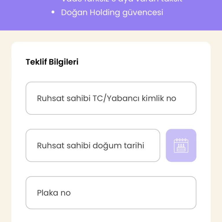Hepiyi Sigorta Hepiyi Trafik Sigortası Fiyat Teklifi İle Bilgilerimi Aldı