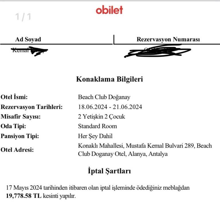 Obilet Otel Rezervasyonu Görünmüyor Ve Obilet Sorunu Çözemiyor