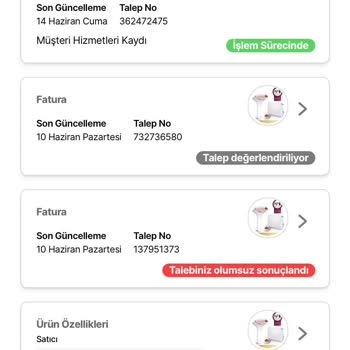 Hepsiburada Fatura Talebim Reddediliyor Geri Dönüş Sağlanmıyor
