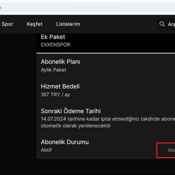 Exxen Üyelik İptal Edilemiyor