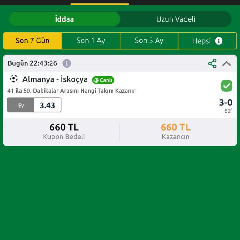 Bilyoner Tutan Kupon Verilmeyen İkramiye
