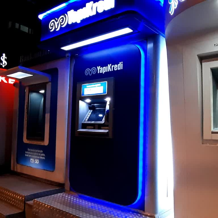 Yapı Kredi Bankası Hurda ATM Yapı Kredinin Dev Hizmeti
