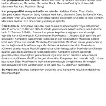 İş Bankası Vaat Ettiği Puanı Kartıma Yüklemedi.