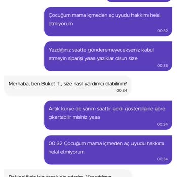 Getir Sipariş Israrla Gelmiyor