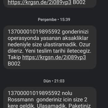 KARGOMsende Bir Türlü Teslim Edilemeyen Kargo
