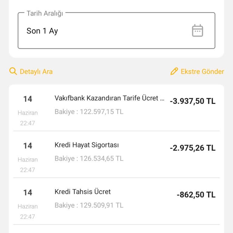 VakıfBank Kazandıran Tarife Ücret İade Talebi