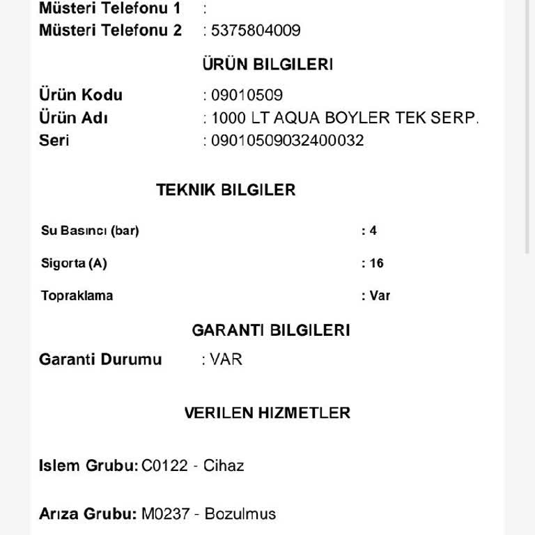 Baymak Boylerleri Arızalı Servis İlgilenmiyor