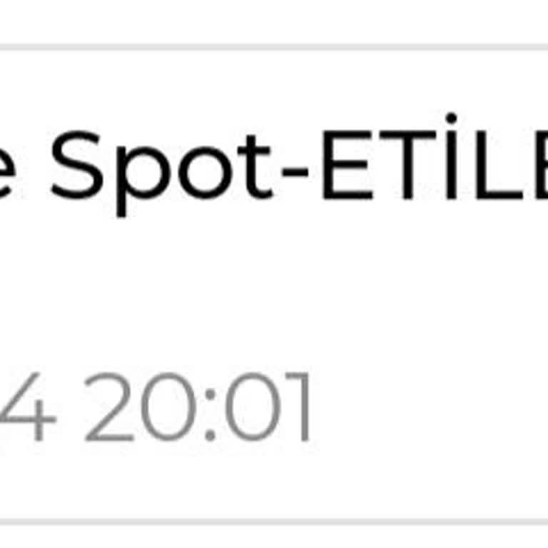 Tahtakale Spot İçinde Naylon Çıktı