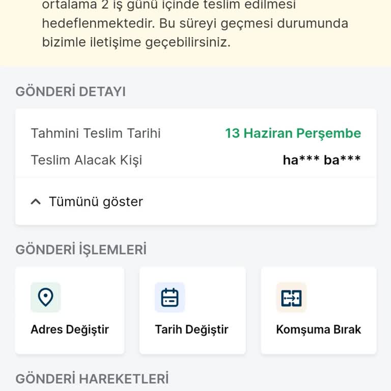 Trendyol Ürünüm Teslim Edilmedi