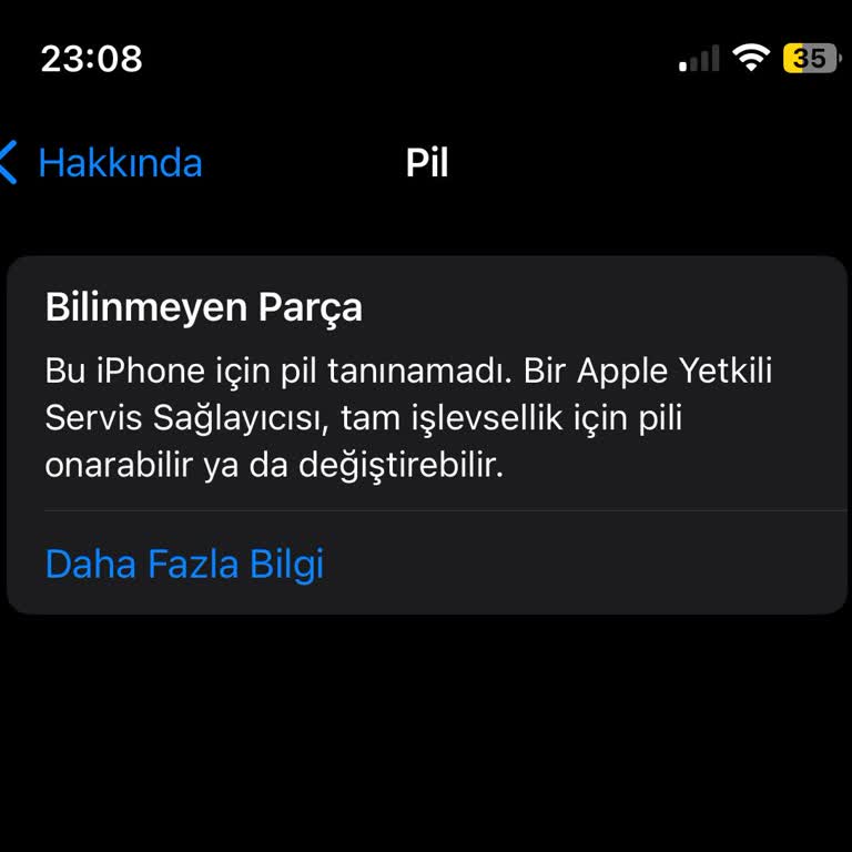 Yenilio (yenilio.com) Yenilio Firması Batarya Bilinmeyen Parça