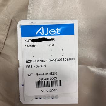 AJet (Anadolu Jet) A Jetin Rezil Hizmet Anlayışı