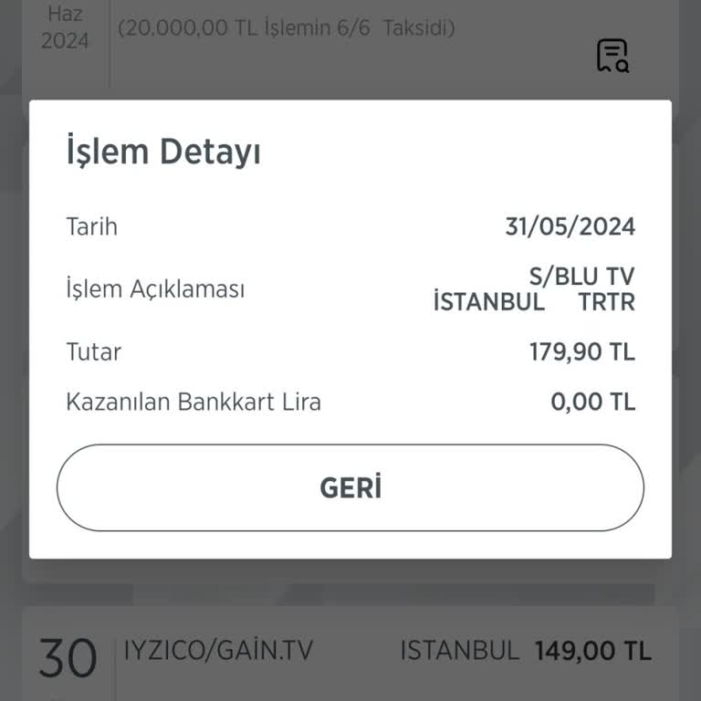 S/Blu TV İznim Ve Onayım Olmadan Ücret Çekilmiş.