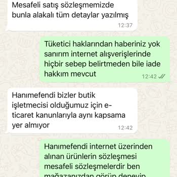 Clsema İade Kabul Etmiyor!